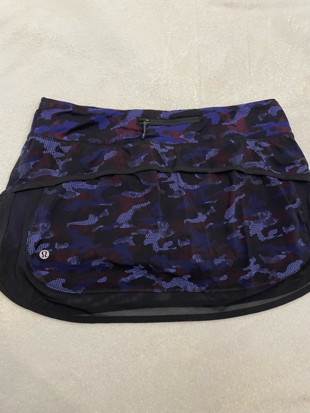 lululemon athletica Purple & Black Camo Athletic Skirt